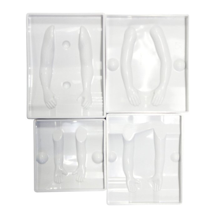 Family Set People Mould Casting for Cake Toppers, Fondant, Icing, Decorating by Kurtzy TM N2