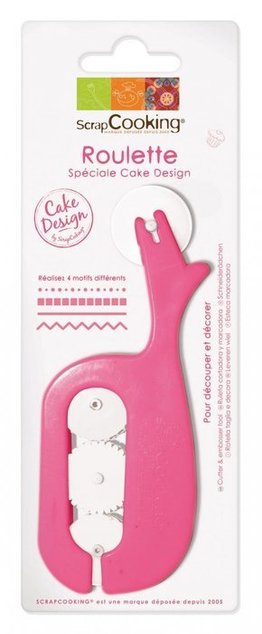 ScrapCooking Cutter and Embosser Tool for Fondant