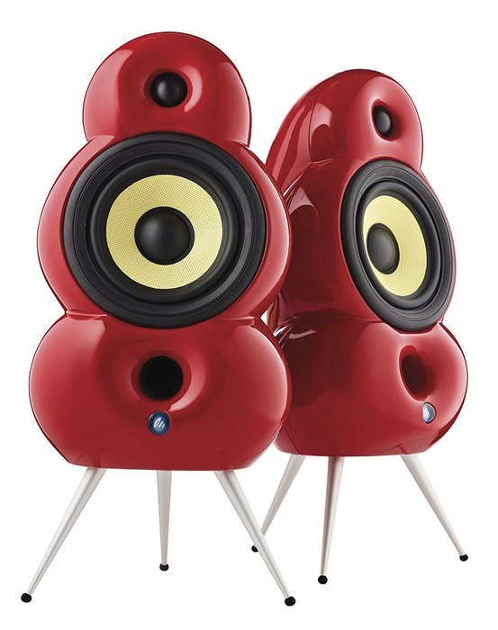 Podspeakers MiniPod Red Speakers for Stereo and Surround (Pair)