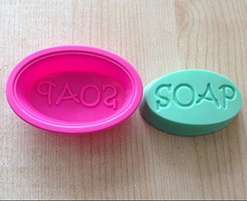 JOMTOP Letter SOAP Silicone Mold For DIY Soap Ice Cake Baking Tool 2.92"1.95"0.78" N2