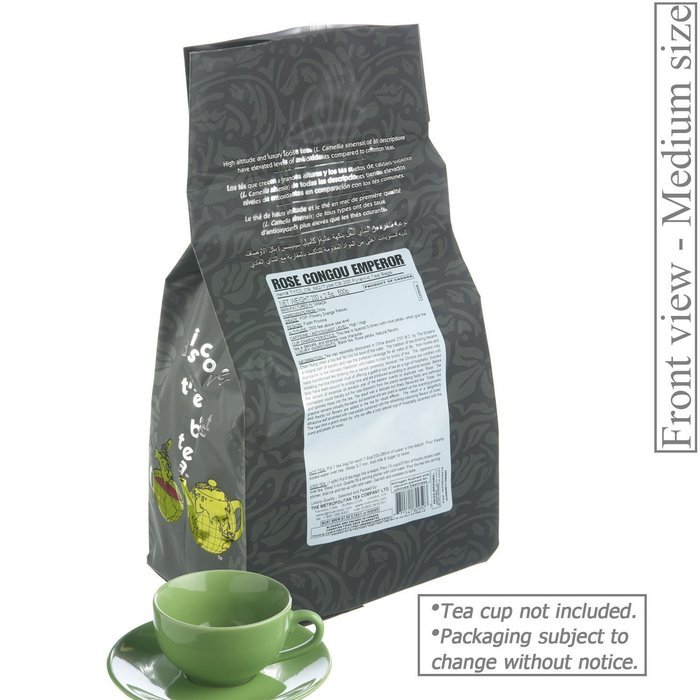 Metropolitan Tea 200 Count Pyramid Shaped Teabags, Rose Congou N3