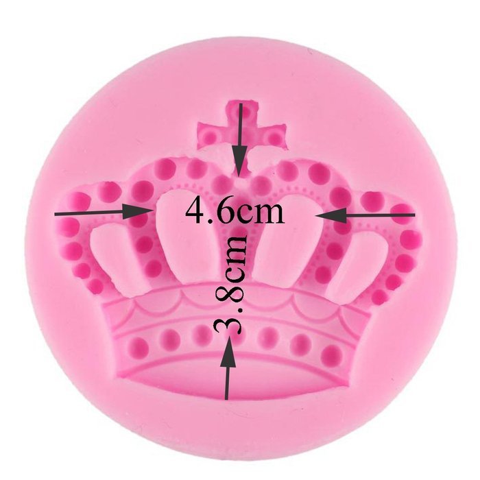 Mujiang Baking Molds Silicone Crown Fondant Mold Queen Candy Chocolate Molds For Sugar Craft Gum Pate Cake Decorating N18