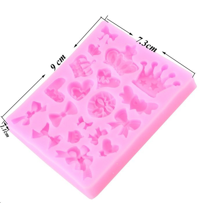 Mujiang Baking Molds Silicone Crown Fondant Mold Queen Candy Chocolate Molds For Sugar Craft Gum Pate Cake Decorating N24