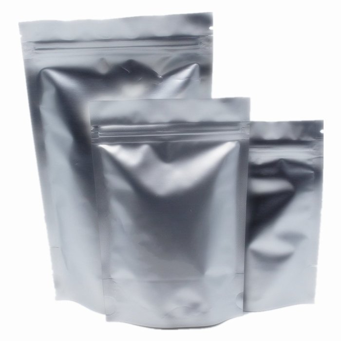 20 Pieces 22*29cm ( 8.7"x11.4" ) Pure Doypack Aluminum Foil Packaging Pouch For Food Coffee Storage Stand Up Heat...