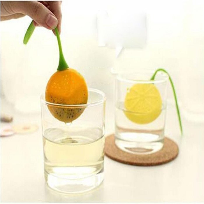 MAXGOODS Fine Teapot Teacup Tea Strainer Filter Infuser Bag Lemon Silicone N4