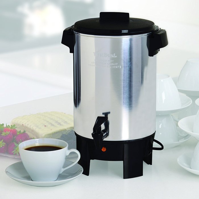 West Bend 58030 12-30 Automatic Party Perk Coffee Urn N5