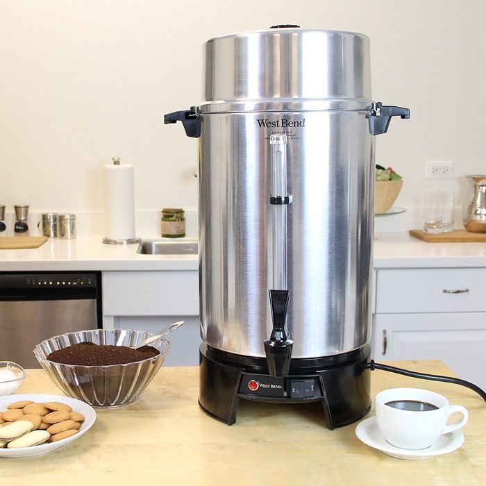 West Bend 58030 12-30 Automatic Party Perk Coffee Urn N6