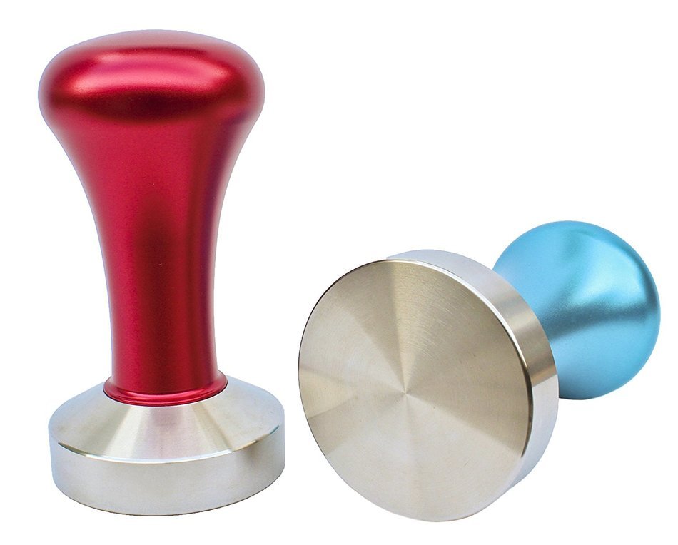 Zoie + Chloe Stainless Steel Espresso Coffee Tamper - 49mm Flat Base N3