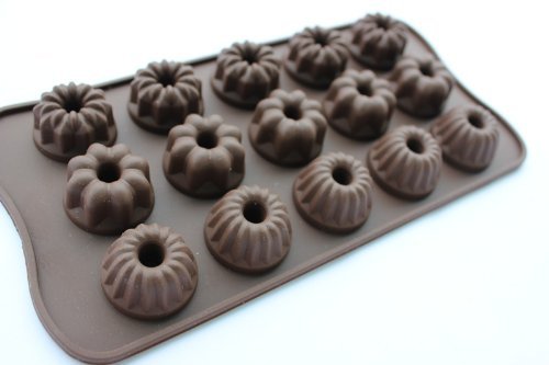 15 Cavity small Flower Silicone Chocolate Mold Chocolate Craft Candy Baking N2