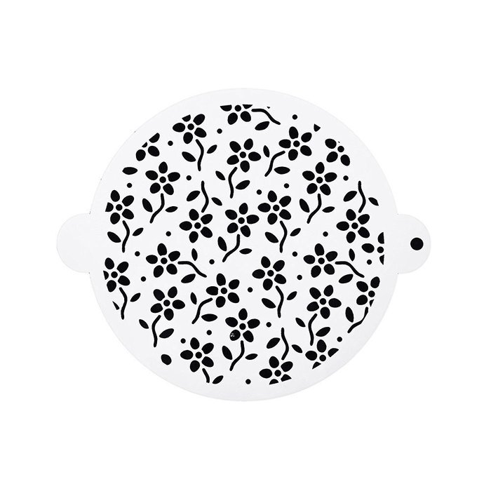 DECORA 16 Pieces Cake Cappuccino Coffee Barista Stencils Templates Strew Pad N29