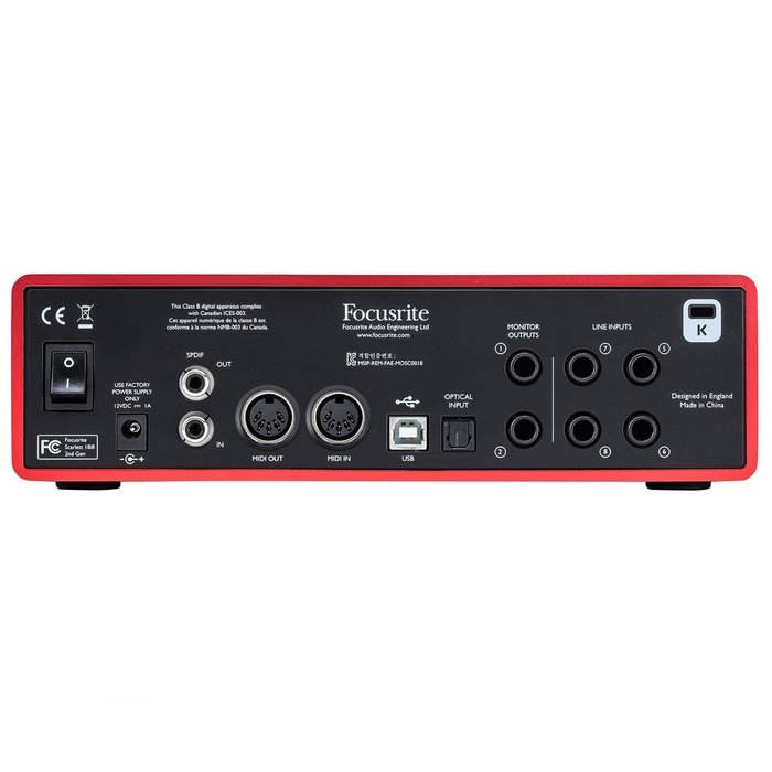 Focusrite Scarlett 18i8 - 2nd Gen N2