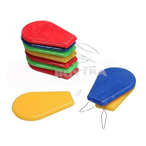 happu-store Enjoy price 10Pcs Bow Wire Stitch Insert Plastic Craft Tool Sewing Machines Needle Threader N7