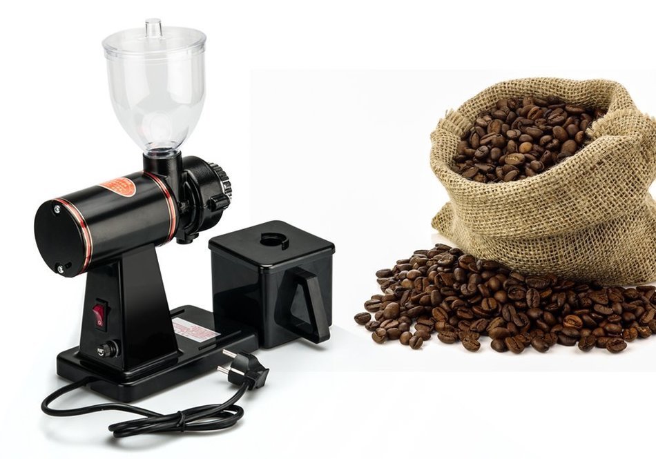 Electric Coffee Bean Grinder - 150W, 1 Litre Bean Capacity, 16 Grinding Levels, Classic Black Design N3