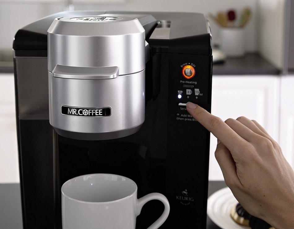 Mr. Coffee Single Serve Coffee Brewer BVMC-KG6-001, 40-Ounce, Black N7