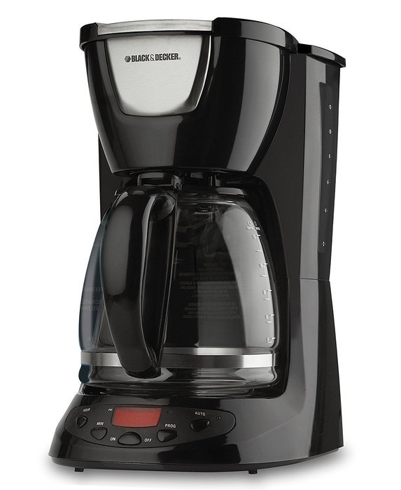 Black & Decker DLX850 12-Cup Drip Coffeemaker, White