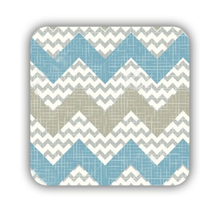 Generic Cup Coaster In Fashion Print Chevron 2 Mdf N8