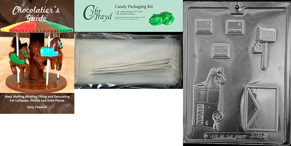 Cybrtrayd J102 Mail Kit Jobs Chocolate Candy Mold N3
