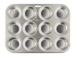 Fox Run Stainless Steel Muffin Pan 12, Bakeware, New N3