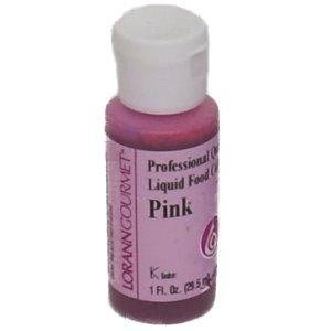 LorAnn Pink Liquid Food Color, 1 Ounce