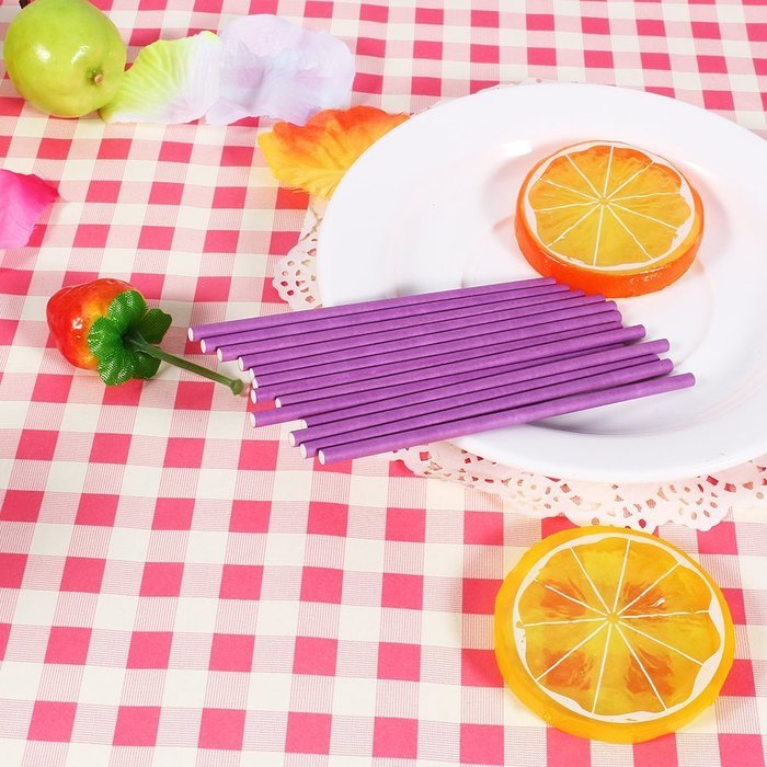 100 Count Sucker Lollipop Sucker Sticks (Pink) N10