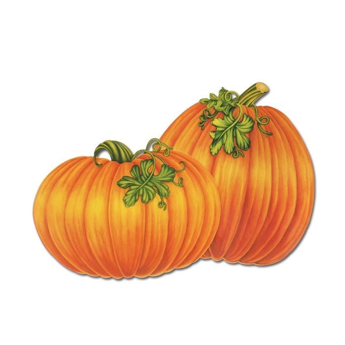 Beistle 99885 24-Piece Pumpkin Cutouts, 16-Inch