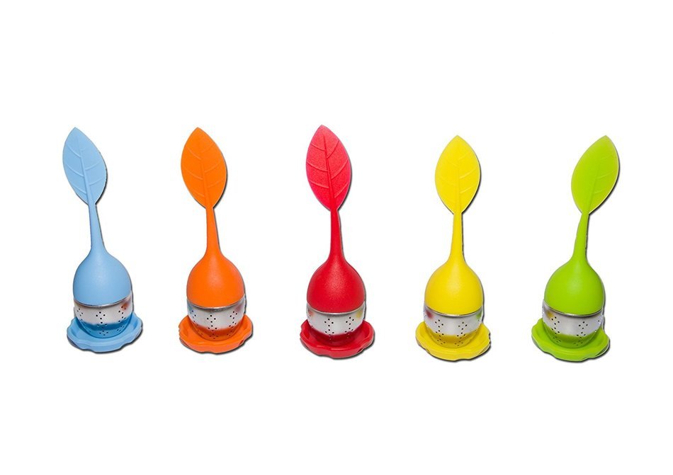 Starixx Tea Infuser - Loose Leaves Strainer Steeper - Herbal Brewer - Set of 5 Assorted Colors N9