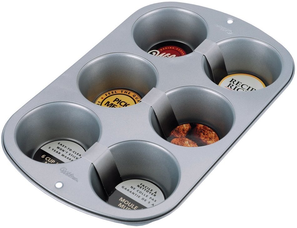 Wilton - 6 Cup Regular sized Muffin Pan - Pack of 2