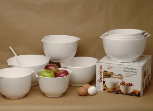 3 Piece Melamine Mixing Bowl Set