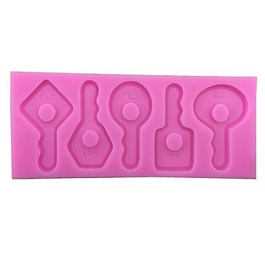 Y&XL&H Key Shaped Silicone Fondant Cake Cake Chocolate Silicone Molds,Decoration Tools Bakeware N2