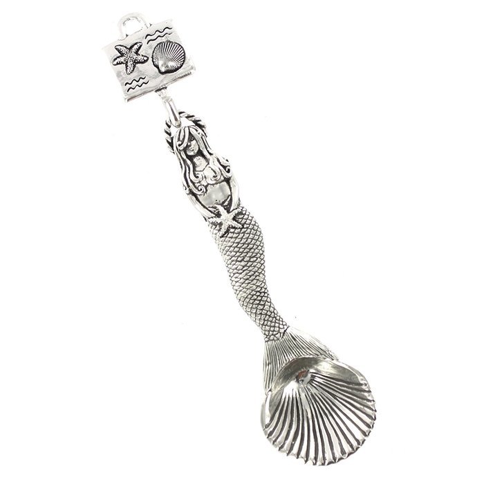 Pewter Mermaid Coffee Measuring Scoop N2