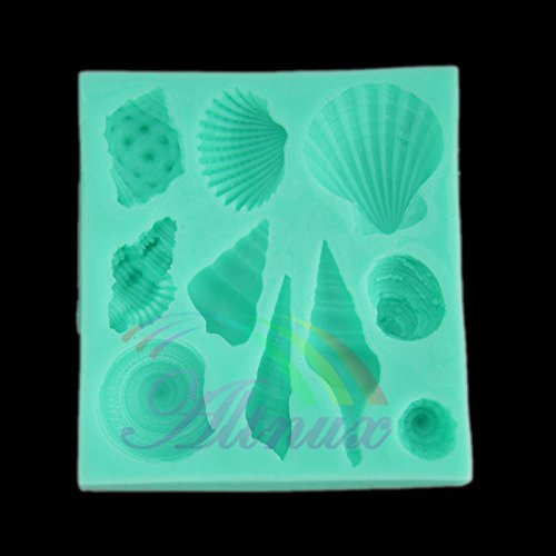 Generic Silicone Sea Lifes Shell Conch Fondant Cake Cookie Baking Icing Soap Mould Mold N2