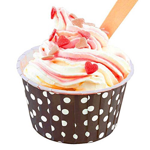 Mikey Store, New 50pcs High Temperature Resistant Baking Cakes Dot Bead Cups (Colorful) N5