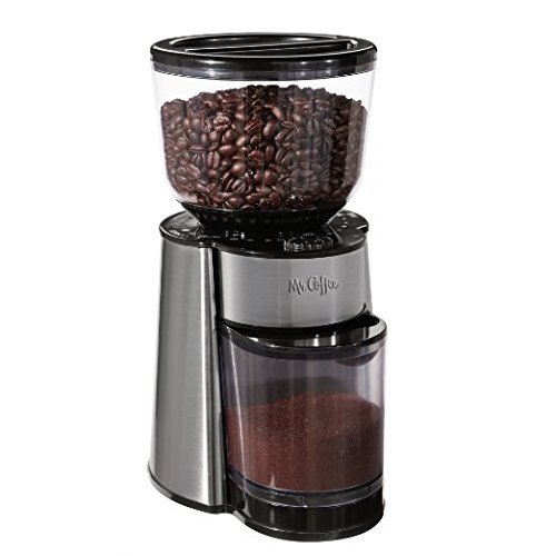 Automatic Burr Mill Grinder in Black/Silver by Mr.Coffee