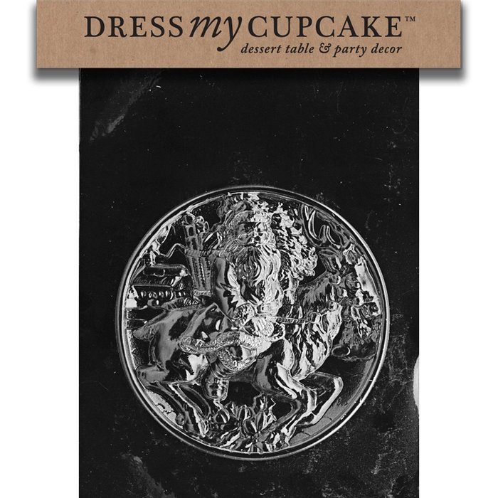 Dress My Cupcake DMCC197 Chocolate Candy Mold, Bow Package, Christmas N24