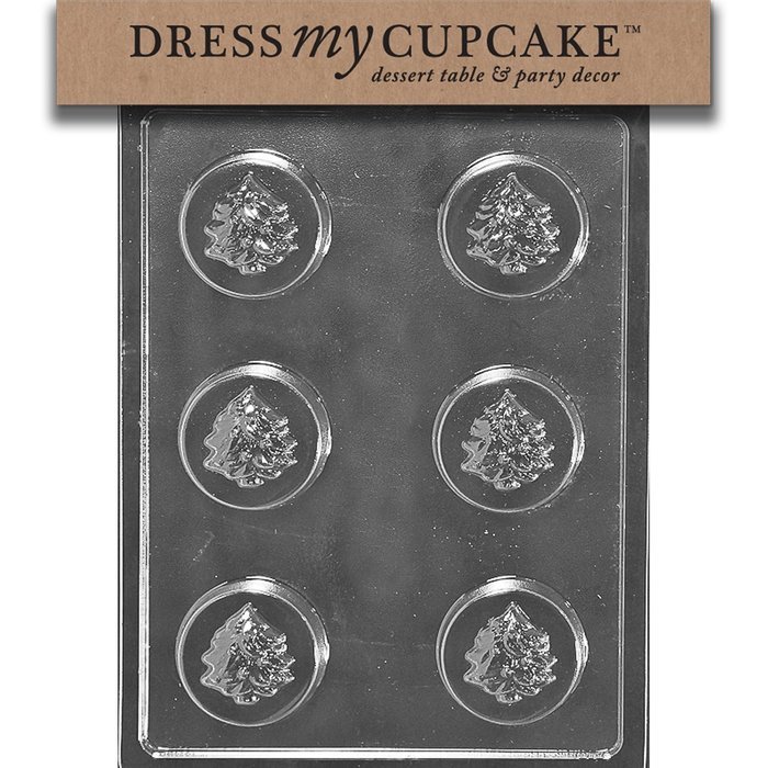 Dress My Cupcake DMCC197 Chocolate Candy Mold, Bow Package, Christmas N33