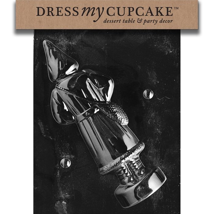 Dress My Cupcake DMCC197 Chocolate Candy Mold, Bow Package, Christmas N39