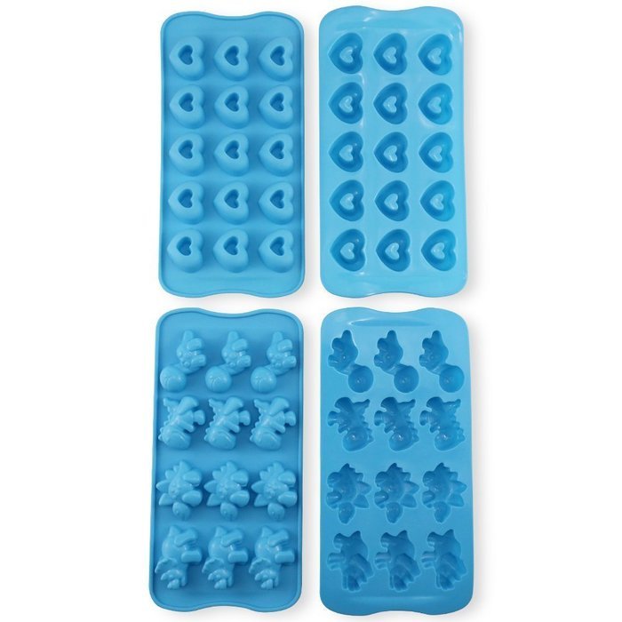 Candy Making Molds, 8 PCS YYP [Heart, Dinosaur, Hat, Robot, Leaf and Flowers Mold] Silicone Candy Molds Set for... N5
