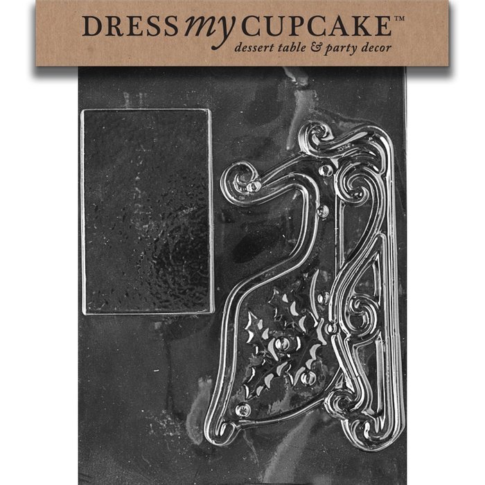 Dress My Cupcake DMCC197 Chocolate Candy Mold, Bow Package, Christmas N48