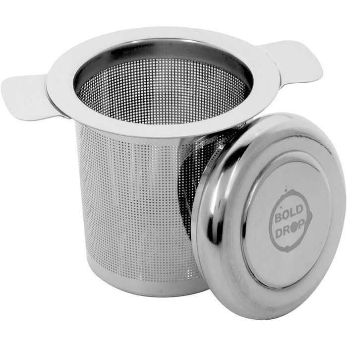 BoldDrop Stainless Steel Fine Filtering Loose Leaf Tea Infuser Basket for Cups and Mugs N5