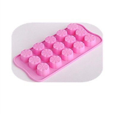Y&XL&H Flower Shape Cake Ice Jelly Chocolate Molds,Silicone 21&iexcl;&Aacute;10.5&iexcl;&Aacute;1.7 CM(8.3&iexcl;&Aacute;4.2&iexcl;&Aacute;0.7 INCH)