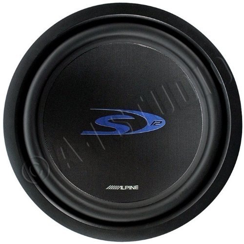 Alpine SWS-1223D 12" Type S Series Subwoofer (2&Omega; + 2&Omega; (EA)