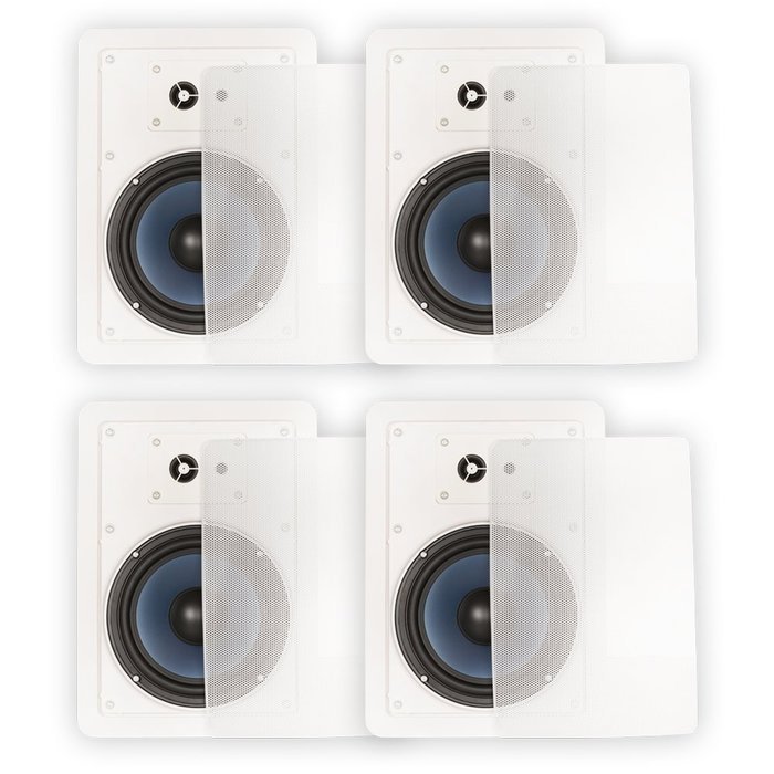 Blue Octave RW63 In Wall 6.5" Speakers 3 Way 1280 Watts New 2 Pair Pack RW63-2PR