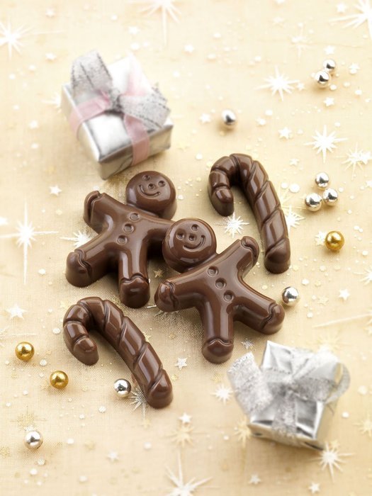 Silikomart Silicone Easy Chocolate Mold, Assorted, Robots N18