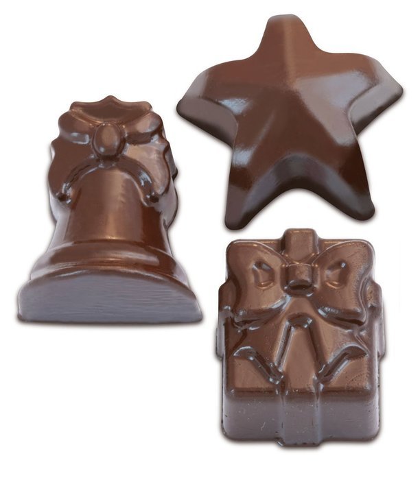 Silikomart Silicone Easy Chocolate Mold, Assorted, Robots N19