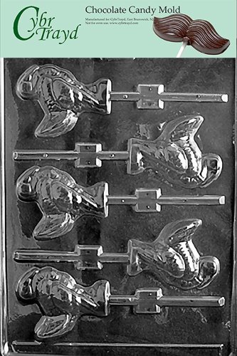 Cybrtrayd T013 Medium Turkey Lolly Life of the Party Chocolate Candy Mold with Exclusive Cybrtrayd Copyrighted...