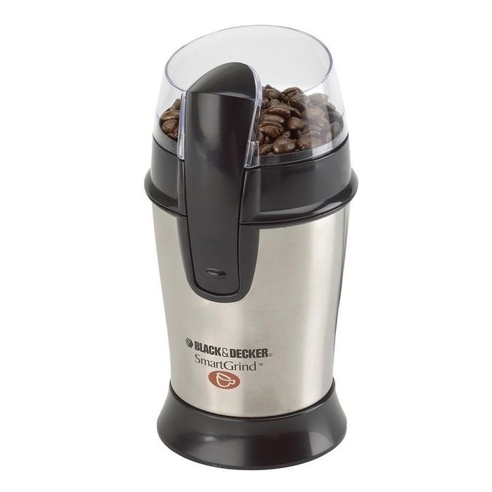 Black Decker CBG100S Smartgrind Coffee Grinder, Stainless Steel, New