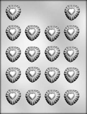 CK Products Sunburst Heart Chocolate Mold