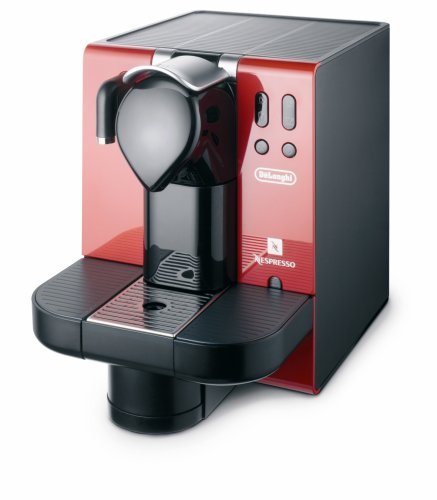 DeLonghi EN660.R Nespresso Lattissima Single-Serve Espresso Maker, Red N2