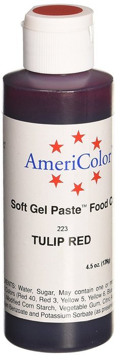 Americolor Soft Gel Paste Food Color, 4.5-Ounce, Super Black N6