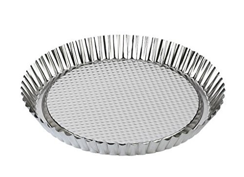 Zenker Tin Plated Steel Flan/Tart Pan, 11-Inch